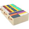 DIGZ 3 Pezzi Organizer Armadio Cassettiera per Jeans Organizer per cassetti impilabile e robusto Contenitori per armadio salvaspazio più spessi Scatole Portaoggetti Telaio in acciaio inossidabile, Beige