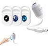 Hliloy Proiettore di luce notturna HD Smart Dynamic 5D, plug and play, proiettore HD Star con pellicole di proiezione, USB a 360°, proiettori Galaxy e luna, luce notturna per camera da letto, soffitto