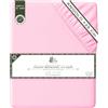 HABITA 33 HOME Lenzuolo Matrimoniale Sotto con angoli cotone Rosa | Lenzuola Letto Traspirante ed Anallergico Biancheria da Letto e Federe Coordinate 100% Cotone