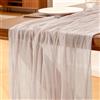 Foatcox Runner da Tavolo Rosa Polveroso Chiaro, 300 x 90 cm Runner da Tavolo in Garza Bohémien Adatto per Matrimoni, Feste, Natale, Capodanno, Baby Shower, Addii al Nubilato e Decorazioni da Tavola