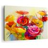 ARTTOR Moderno Quadro su Tela 70x50 cm Stampe da Parete Botanica Fiori - 2877
