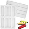 Rairsky 2 Pezzi Stampo in Silicone per Barrette Energetiche con 8 Griglie