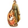 Logbuch-Verlag Presepe della Sacra Famiglia 19,5 cm - Statuetta per presepe con Maria, Giuseppe e Bambino Gesù - Decorazione natalizia e idea regalo