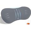 SOMLAW Cuscino Lombare Ergonomico in Memory Foam, Lumbar Support Pillow, Cuscino Schienale, Supporto Schiena Ortopedico per Sedia da Ufficio, Auto e Casa, Traspirante, Lavabile (Grigio scuro)