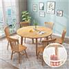 IBEQUEM Tovaglia Rotonda Trasparente In Vinile Con Bordo Elastico, Impermeabile, Resistente, Protezione In PVC (48Inch)