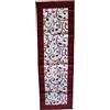 SalGiu Runner Cucina Tavolo Decorativo Fantasia in Cotone Rettangolare 45x140 cm (Stelo Bordeaux)