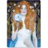Giallobus - Quadro Giallopanel Art Board - Gustav Klimt - Primo piano di Nuda Veritas - Legno Mdf - 29,7x42