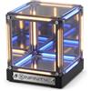 Bewinner Specchio Cube Light 4D Effetto Abyss, Lampada Ambientale LED Dimmerabile Ricaricabile con Controllo Touch per Sala Giochi, Camera da Letto, Decorazioni per Scrivania