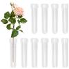 Rairsky 10 Pezzi provette per Fiori, 9x2cm provetta di plastica Trasparente