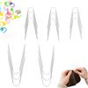 Sitbfoam Set di 15 ferri da maglia circolari (2 mm/2,5 mm/3 mm/3,5 mm/4 mm), ferri da maglia circolari per calzini, ferri da maglia in acciaio inox, cappelli e guanti
