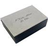 TriVin Art Scatola portafoto -Box Venere- chiusura magnetica,TUTTO in legno rivestito con ecopelle e Tessuto Alcantara,Personalizzabile con Incisione.in vari formati,Idea regalo per Qualsiasi Evento (Nero)