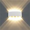HAWEE 8W Moderno Lampada da Parete LED Applique da Parete Interno Esterno