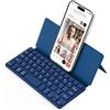 CACOE Tastiera Bluetooth con Supporto, Mini Portatile Super Leggero