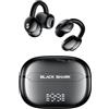 Black Shark T19 Cuffie Open Ear Bluetooth Senza Fili con Clip, 5g Leggere e Comode, Qualità del Suono Adattiva per Modalità Musica e Gioco, 50H di Batteria, LED, Chiamate DNN Chiare, per Corsa e