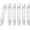 Caldarax 6 Pezzi Lampadina Alogena R7s 78mm 150W Dimmerabile, J78 Lampadina Alogena Lineare 230V, Bianco Caldo 2700K, 2250LM, per Proiettori, Luci del Paesaggio, Lampade da Pavimento, Lampione