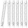 Caldarax 6 Pezzi R7s Lampadina Alogena 118mm 230W, Dimmerabile Lampadine Alogene R7S 230V, Bianco Caldo 2700K, 4650LM, J118 Lampadine Alogene Lineare per Lampade da Pavimento, Luci del Paesaggio