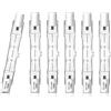 Caldarax 6 Pezzi Lampadina Alogena R7s 78mm 100W Dimmerabile, J78 Lampadina Alogena Lineare 230V, Bianco Caldo 2700K, 1500LM, per Proiettori, Luci del Paesaggio, Lampade da Pavimento, Lampione