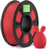 DEEPLEE Filamento PLA Opaco 1,75 mm, Rosso Rubino 1 kg, Finitura Opaca Uniforme, Alta Precisione ±0,02 mm, Avvolgimento Senza Intasamenti, Compatibile con Stampanti FDM
