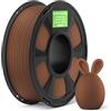 DEEPLEE Filamento PLA Opaco 1,75 mm, Marrone Terracotta 1 kg, Finitura Opaca Uniforme, Alta Precisione ±0,02 mm, Avvolgimento Senza Intasamenti, Compatibile con Stampanti FDM