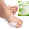 Bukihome 6 Pezzi Protezione Tutore Alluce Valgo, Protezione Dolore Borsite, in Morbido Silicone, Elastico, Aiuta a Ridurre il Dolore al Piede