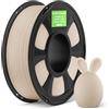 DEEPLEE Filamento PLA Opaco 1,75 mm, Beige 1 kg, Finitura Opaca Uniforme, Alta Precisione ±0,02 mm, Avvolgimento Senza Intasamenti, Compatibile con Stampanti FDM
