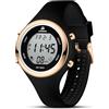 LN LENQIN Orologio Digitale da Donna Sportivo Cinturino Silicone 3ATM