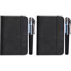 IKOPFLN 2 pezzi quaderno tascabile piccolo blocco note diario copertina rigida blocco note organizer per ufficio lavoro A7