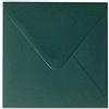 Briefumschläge24Plus 17 x 17 cm, buste da 120 g/m², quadrate, con chiusura adesiva, sigillate, colore verde abete, 25 pezzi