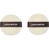 Laura Mercier Velour Puff - Confezione da 2 spugnette per cipria, 100%