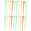 CLISPEED Ferma Bigodini a Rete 180 Pezzi in Plastica Colorata, Pinze Per Chioma Per Donne e Ragazze, Accessori Riutilizzabili Per Styling Ricci e Permanente, Strumenti Per Acconciature Casalinghe