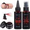 BOBISUKA 3 PCS Halloween Sangue Finto Lavabile