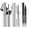 Prreal 3PCS Mascaras & Eyeliner Set,Metal Mascara Black,Glitter Mascara,01