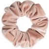 SXQLYH Elastico per capelli Scrunchie in velluto elasticizzato, grande fascia per capelli spessa, morbido e confortevole, in velluto, per coda di cavallo, per capelli lunghi e spessi (rosa)