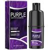 Hinapan Shampoo Colorazione Istantanea Capelli Viola 100ml, Per Uomini e Donne, Formula 3 in 1 con Ingredienti Erboristici che Scurenisce i Capelli in Minuti, Per un Colore Intenso e Naturale