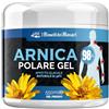 I Rimedi Dei Monaci Arnica Gel Forte Suprema 98% 550ml Arnica per Cavalli Uso Umano Extra Forte per Massaggi Rilassanti con Lavanda, Menta, Vitamina E, per Muscoli e Articolazioni Made in Italy | Rimedi dei Monaci