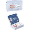 Pemarlis Dentiera Provvisoria,Faccette Dentali Universali Superiore e Inferiore, Kit Di Ribasatura in Silicone per Dentiere Dente Provvisorio Silicone Reline Denture Set