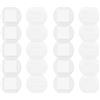 sdroceRyaM 200 cerotti rotondi piccoli da 2,5 cm, trasparenti, rotondi, in poliuretano, impermeabili, per piccole ferite, per la cura del primo soccorso