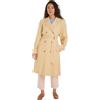 Tommy Hilfiger Cappotto Donna Trench, Beige (Harvest Wheat), 54