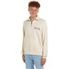 Tommy Hilfiger Felpa con Cerniera Uomo Mezza Zip, Bianco (Calico), M