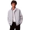 Calvin Klein LS Padded Harrington Jacket Lv04Rc516G Giacche, Grey (Gray Marble), XL Adulto