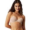 Calvin Klein Donna Reggiseno Senza Spalline Strapless Push Up Elasticizzato, Beige (Sand Dune), 3C