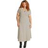 Tommy Hilfiger Donna Abito a Polo Lyocell Lunghezza Midi