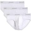 2(X)IST Slip da Uomo in Cotone Essenziale, Confezione da 3, Nuovo Logo Bianco, L