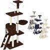 Beltom® TIRAGRAFFI PER GATTI 140 CM GIOCO PARCO GIOCHI CUCCIA GATTO GRAFFIATOIO SISAL ALBERO TIRA GRAFFI PALESTRA - Marrone
