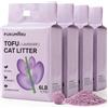 FUKUMARU Lettiera per Gatti al Tofu 10,8/24L, Lettiera Agglomerante Naturale di Mais e Fagioli, Senza Polvere, Biodegradabile, Agglomerazione Rapida,Controllo Odori Efficace,Smaltibile nel WC.