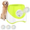 Purova Lanciatore di Palle per Cani, Lanciatore Automatico di Palle per Cani con 3 Distanze di Lancio da 6-14 M, Giocattolo Interattivo per Cani di Piccola Taglia per Interni ed Esterni con 3 Mini