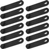 MEZOKUCEL 12PCS Fascette per cavi in gomma organizer per cavi cinghia di gestione del filo per moto auto prodotto meccanico cavo caricabatterie domestico 57x12mm