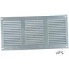Steinberg14 Griglia di Ventilazione Rettangolare 300x150 mm - Griglie di Aerazione in Metallo Zincato - Serranda di Scarico dell'aria con Zanzariera - Copri Bocchetta Interna a Parete e a Soffitto