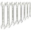 kwb 470300 Set di tastiera forchetta, set da 8 pezzi, SW 6 - 22 mm, TÜV / GS testato, acciaio CV, chiave a bocca con viti 6-kant e 4 kant