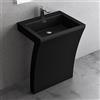 doporro Lavabo a Colonna Monoblocco 60x48x83 cm, Lavamani Autoportante